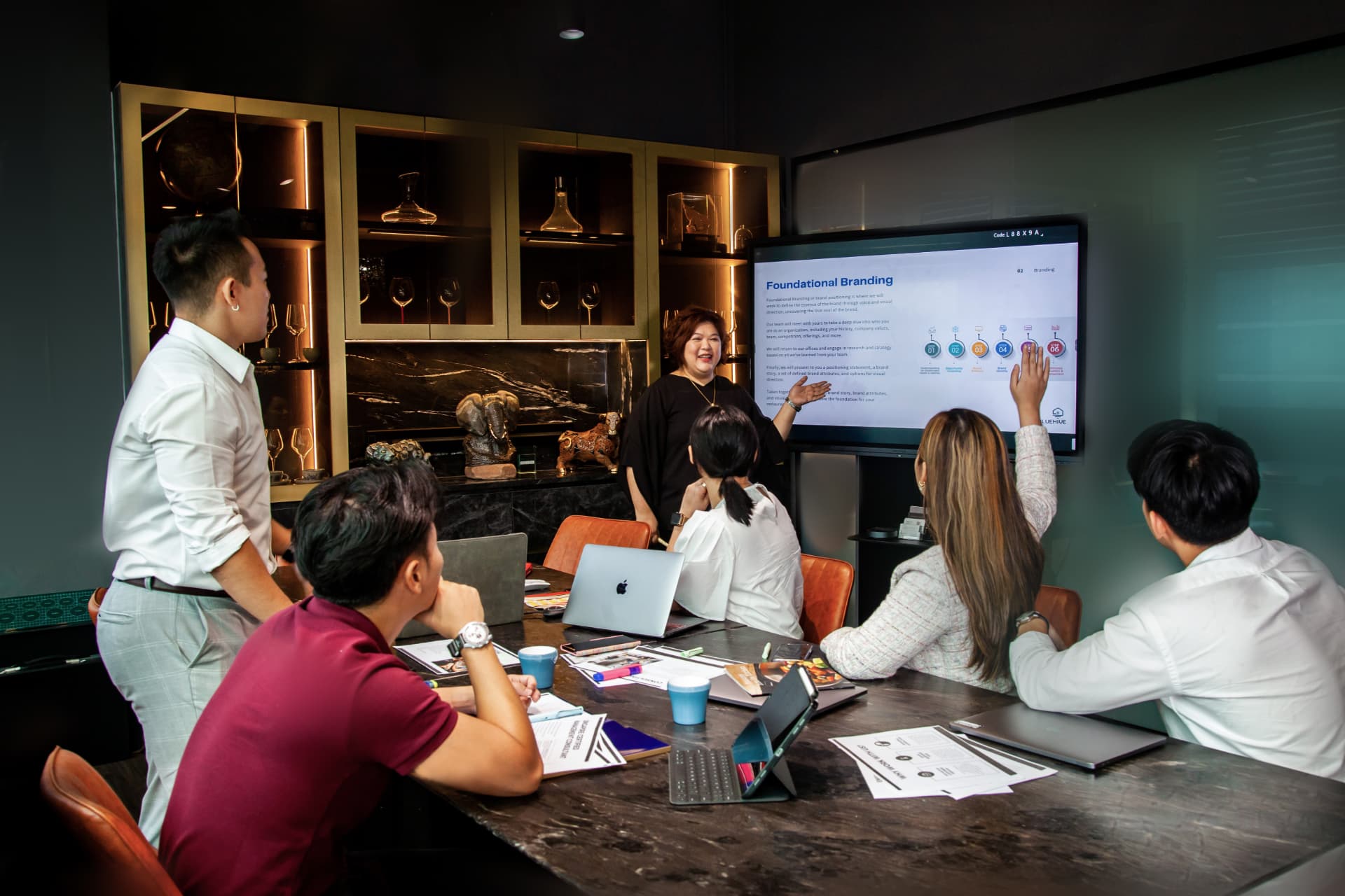 Bluehive Consulting Asia facilitating a business strategy workshop with SME participants