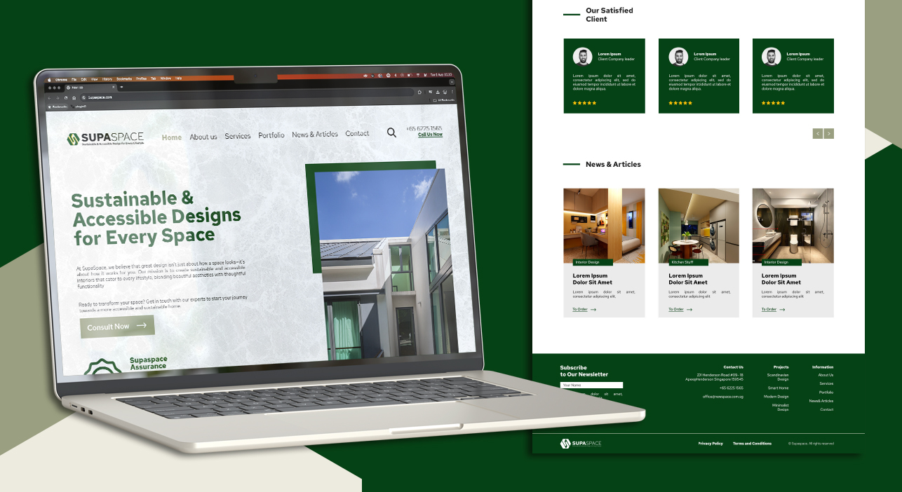 Supaspace — Website Design